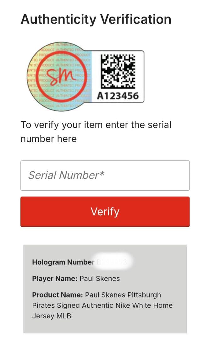 【MLB認証】Paul Skenes ポール・スキーンズ／直筆サインユニフォーム