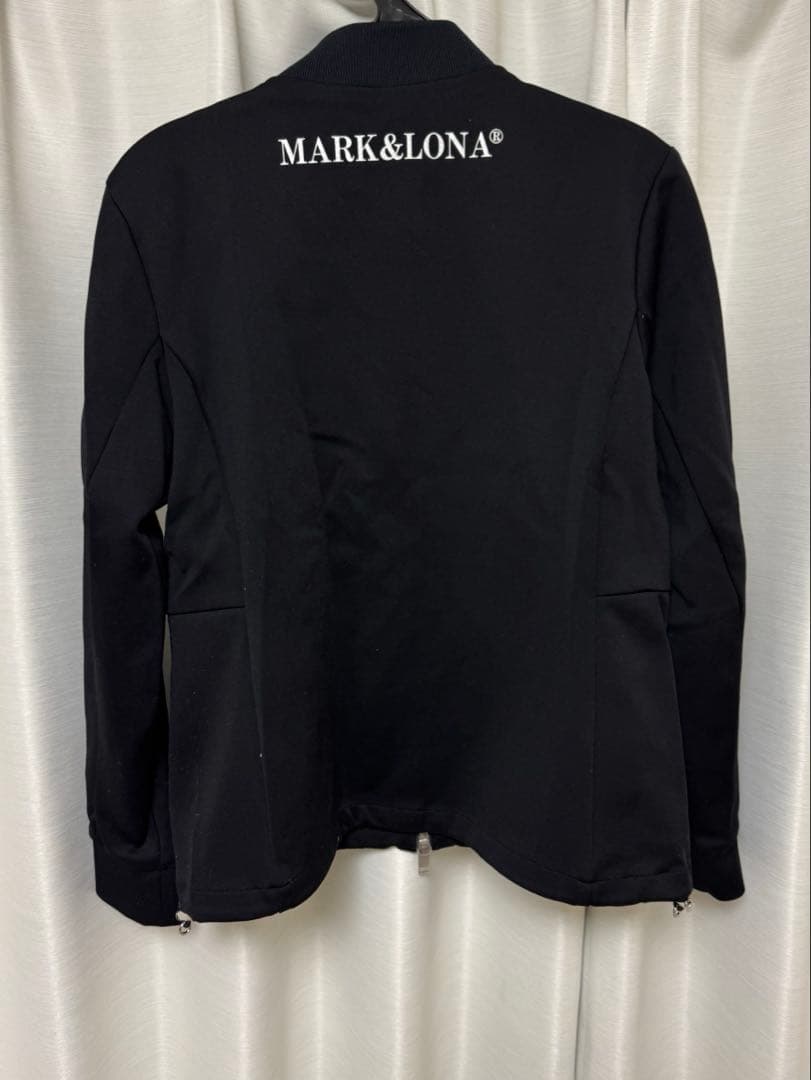 MARK & LONA ブラックジップアップジャケット 36