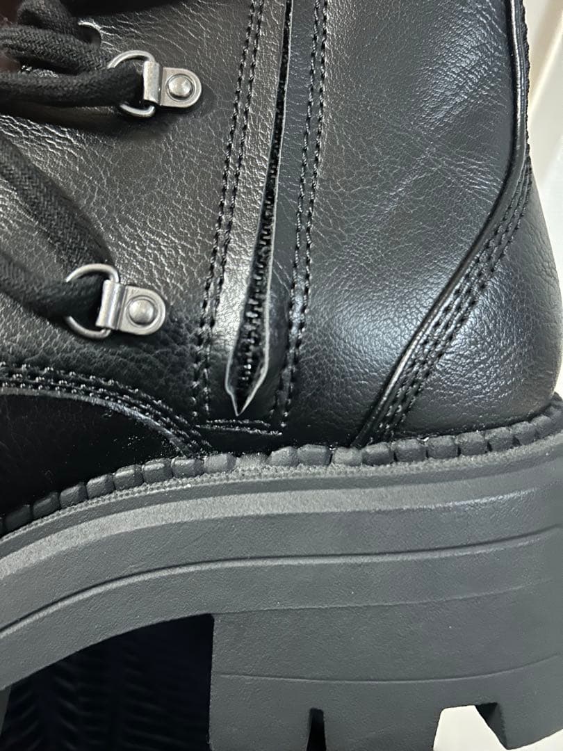 激レア　新品未使用　ZARA ボリュームレースアップブーツ　39 25 24.5