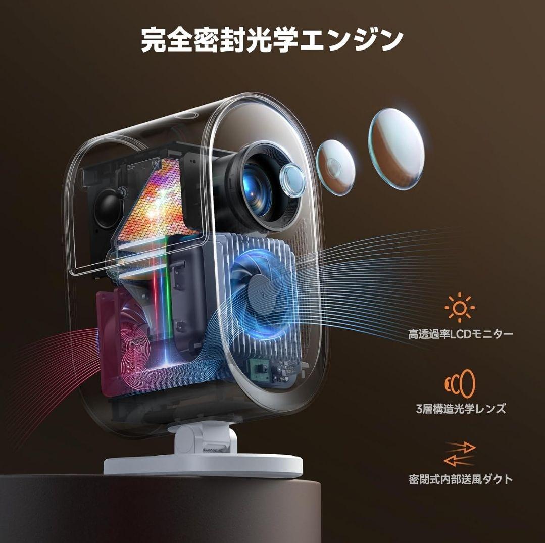 【新品同様】iWiMiUS K11 プロジェクター オートフォーカス 高音質