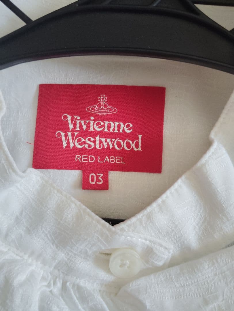 Vivienne Westwood RED LABEL 長袖シャツ フリル 白