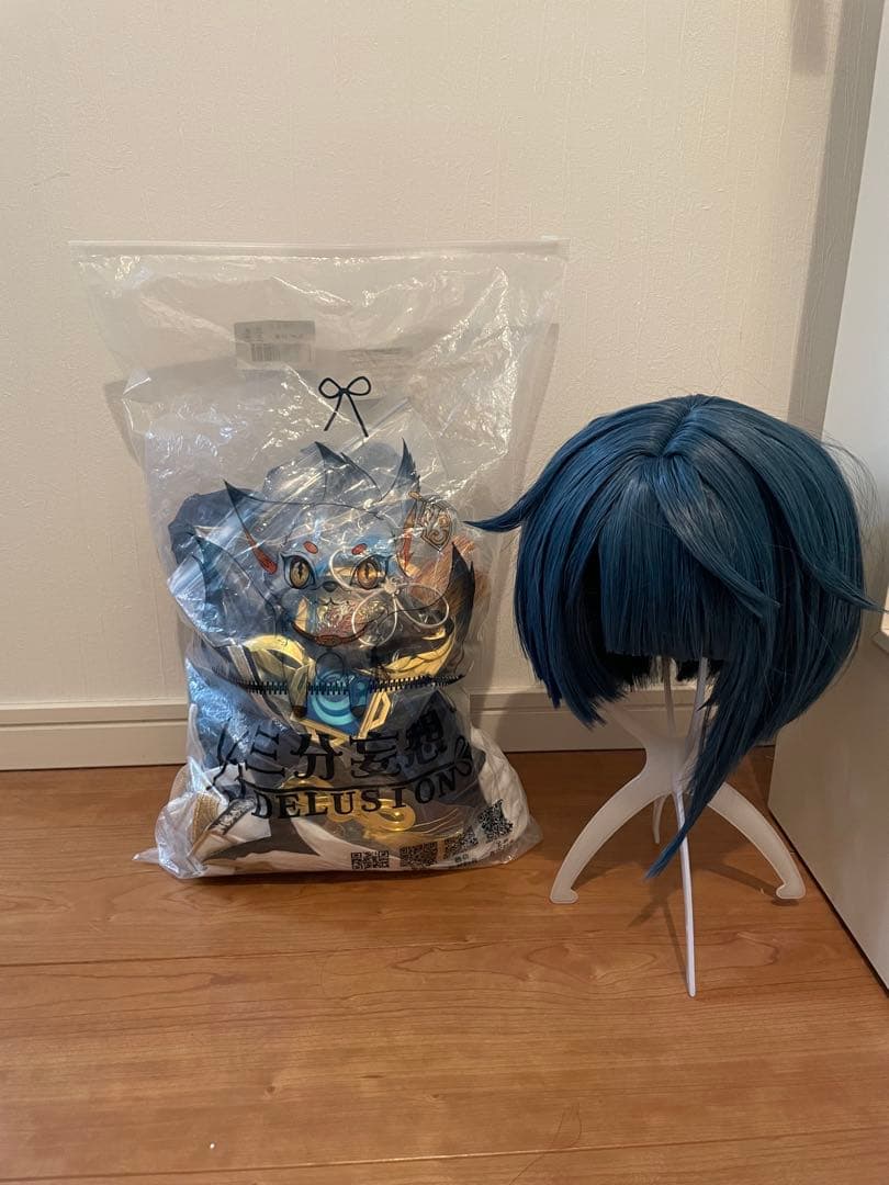 三分妄想 S 原神 行秋 コスプレ 衣装 フルセット セット済みウィッグ付き