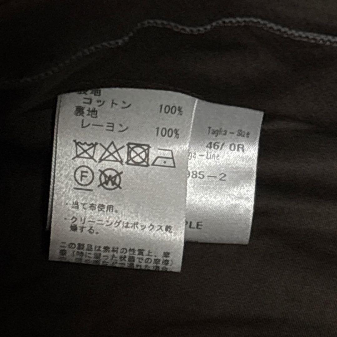 CARUSO ダークブラウン　コットンシアサッカースーツ