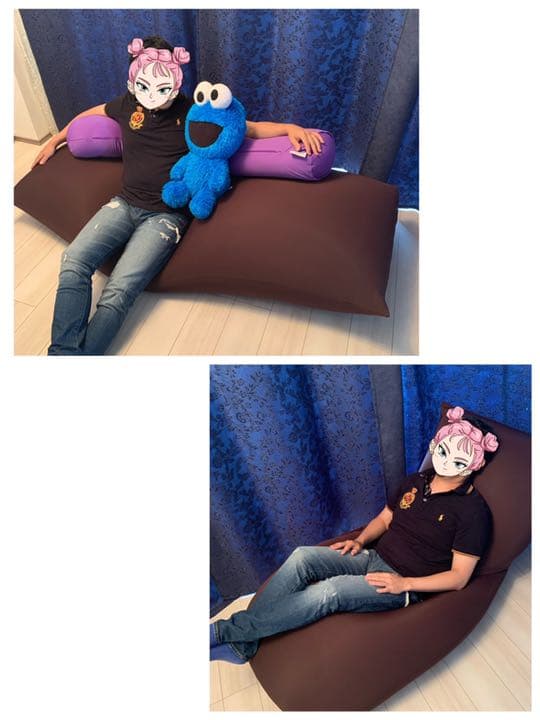 ビーズクッション 特大 日本製 おしゃれ 人をダメにするソファ クッション抱き枕