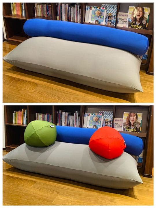 ビーズクッション 特大 日本製 おしゃれ 人をダメにするソファ クッション抱き枕