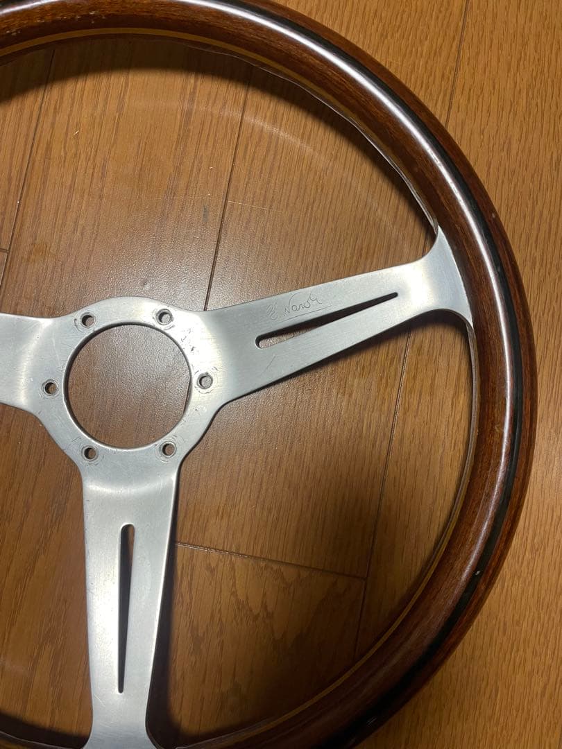 ステアリング ハンドル NARDI 368mm ディープコーン 旧車 ウッド