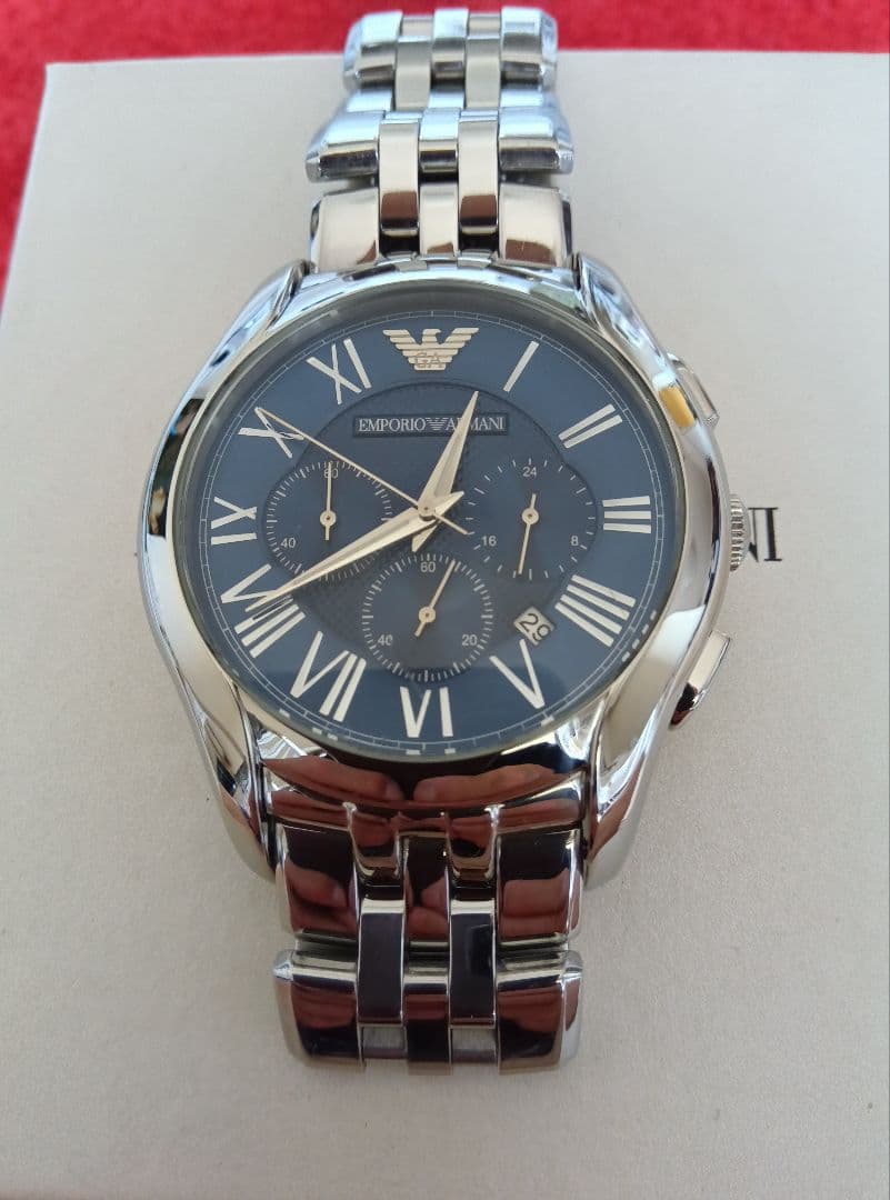 EMPORIO ARMANI AR-1787【極上美品時計】 【クロノグラフ】