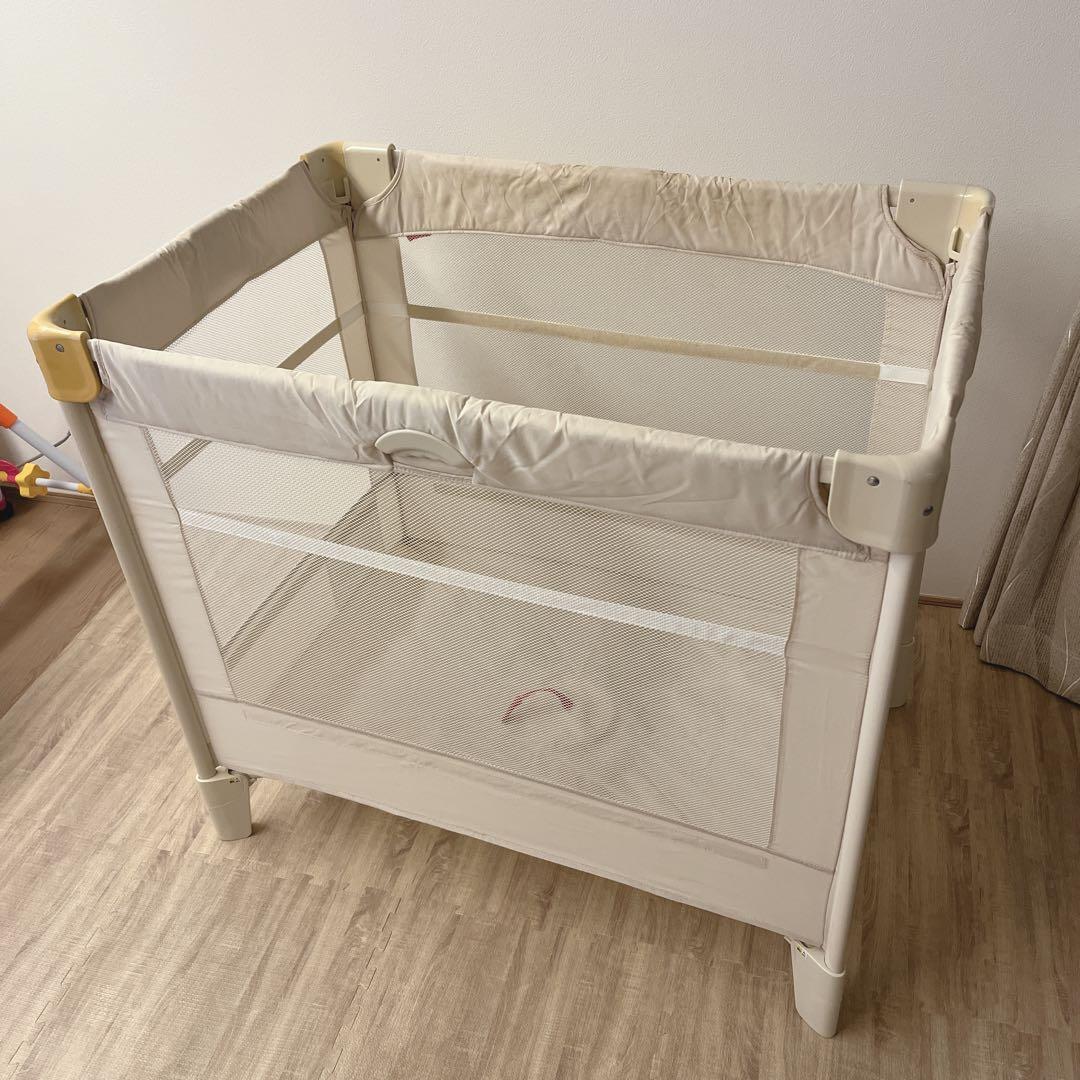 【美品】KATOJI カトージ　プレイヤード　 カトージベビーベッド　箱付き