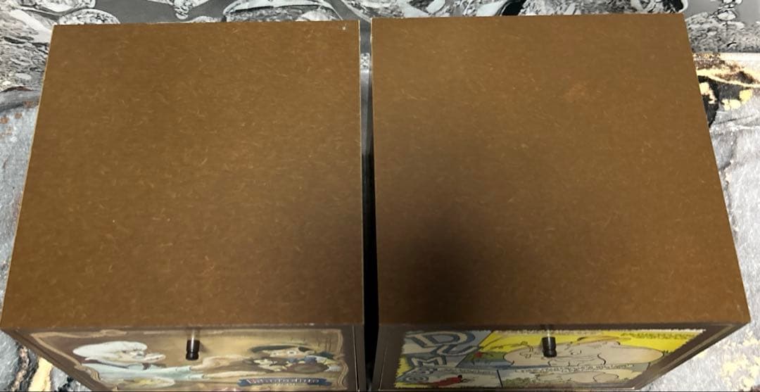 d*2様 ディズニー 木製 引き出し ピノキオ・ダンボ・小物入れ・ボックス2個セ