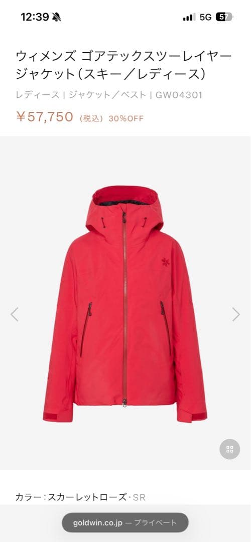 ゴールドウィン スキーウェア