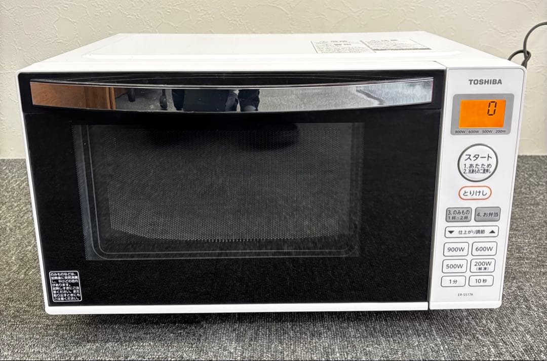 東芝電子レンジ　TOSHIBA ER-SS17A(W) 2021年製