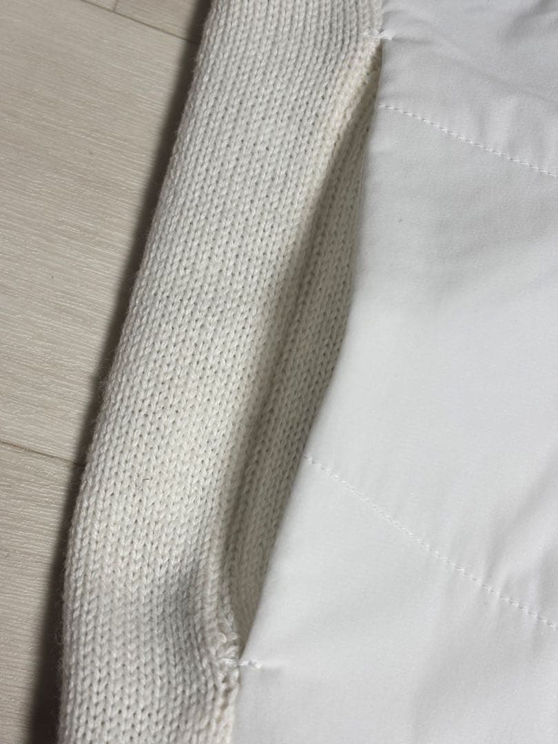 ニューバランス ゴルフ メンズ ニットブルゾン ウェア Lサイズ ホワイト 新品