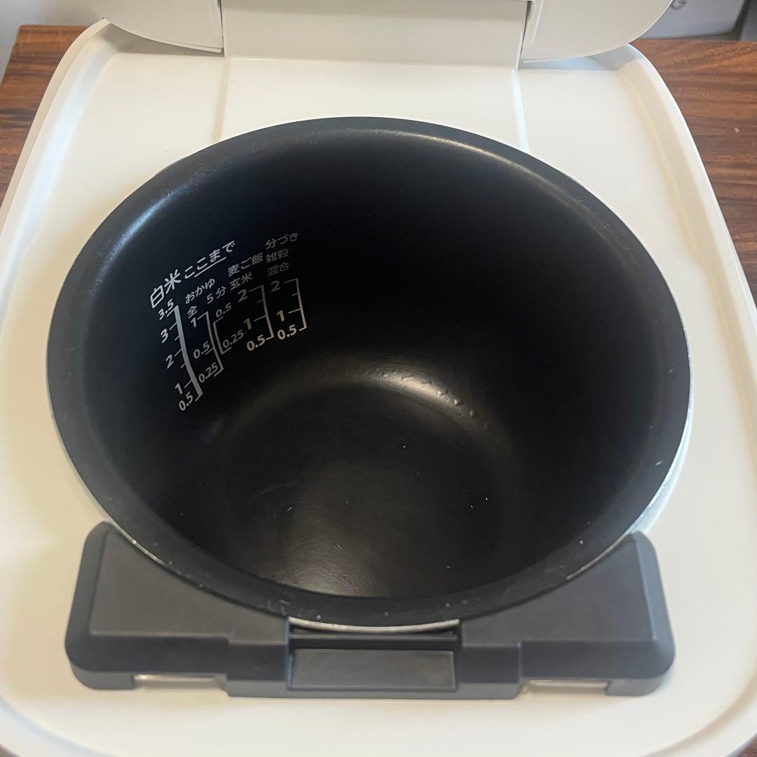 東芝/圧力ジャーIH炊飯器RC-6PXR/3.5合炊きホワイト