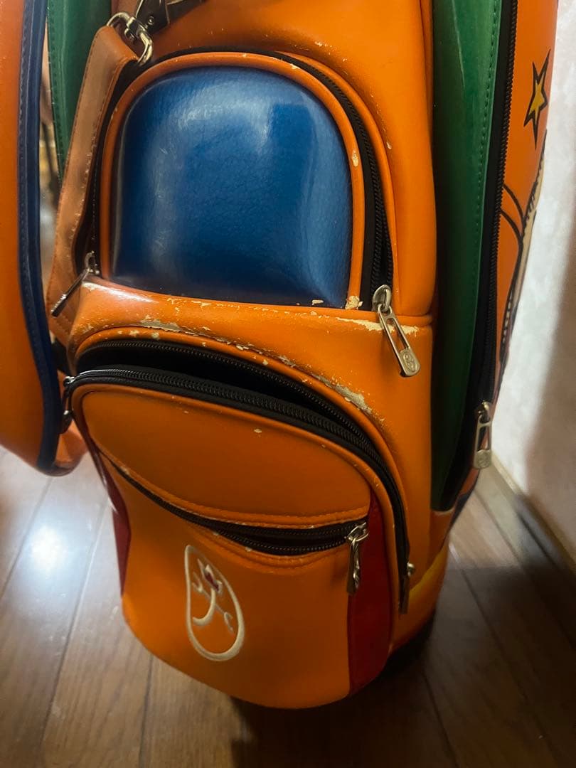 CASTELBAJAC ゴルフバッグ オレンジ