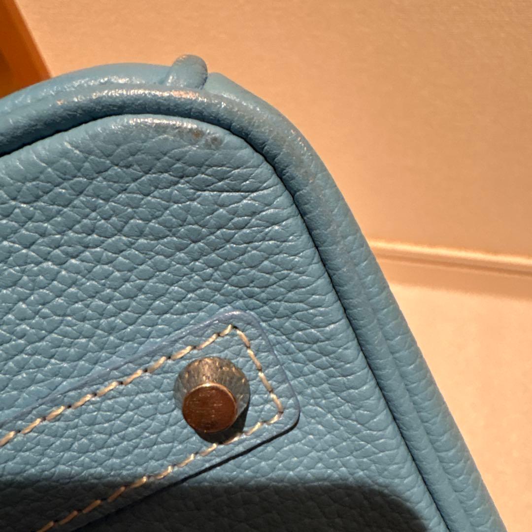 ブルージーン レザー　w30 トートバッグ