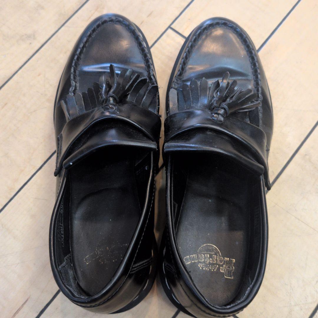 ドクターマーティン　タッセルローファー黒ローファー