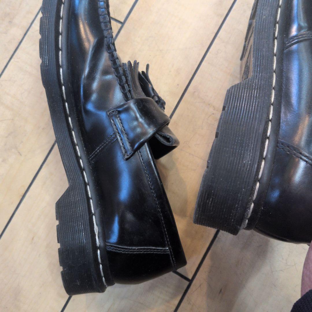 ドクターマーティン　タッセルローファー黒ローファー