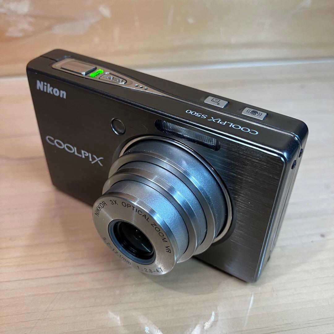 Nikon COOLPIX S500 コンパクトデジタルカメラ ニコン ブラック