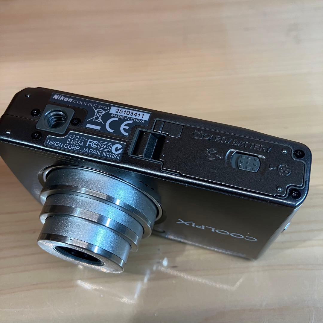 Nikon COOLPIX S500 コンパクトデジタルカメラ ニコン ブラック