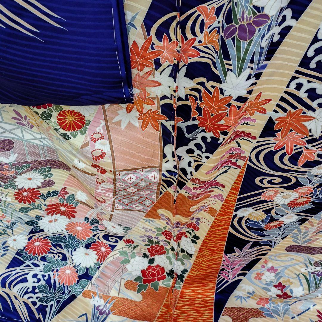 京友禅本染め高級本振袖在庫処分品