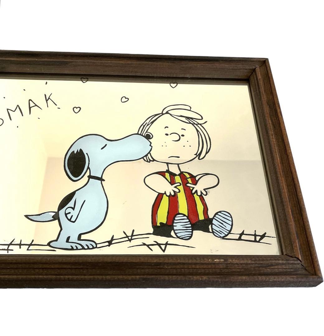 【超希少‼︎】vintageスヌーピーのパブミラー