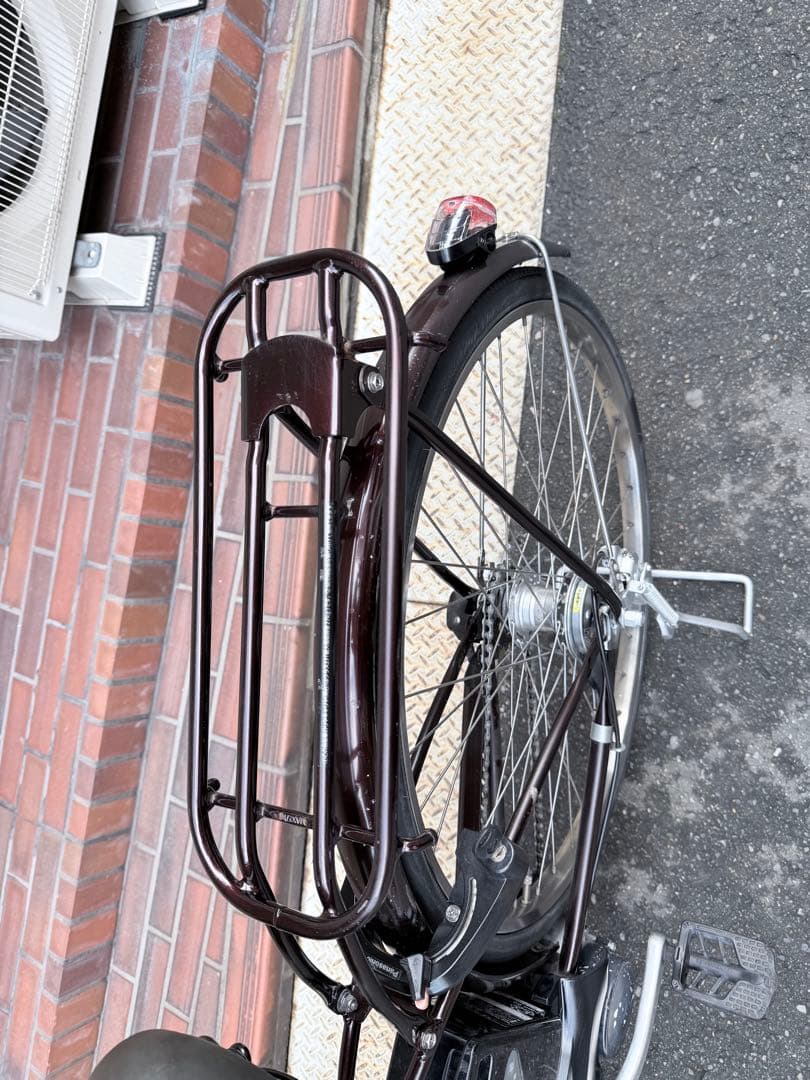 大阪府　パナソニック　ダークブラウン 電動アシスト自転車 シティタイプ