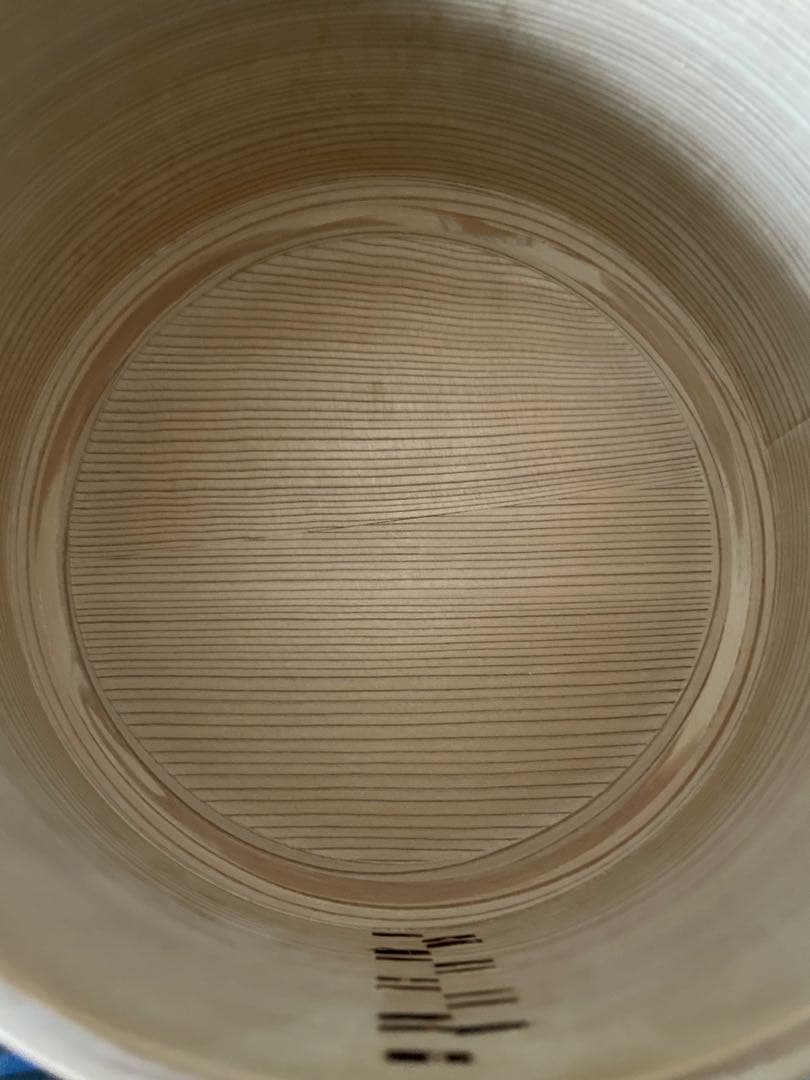 栗久　おひつ3合　白木　秋田大館曲げわっぱ