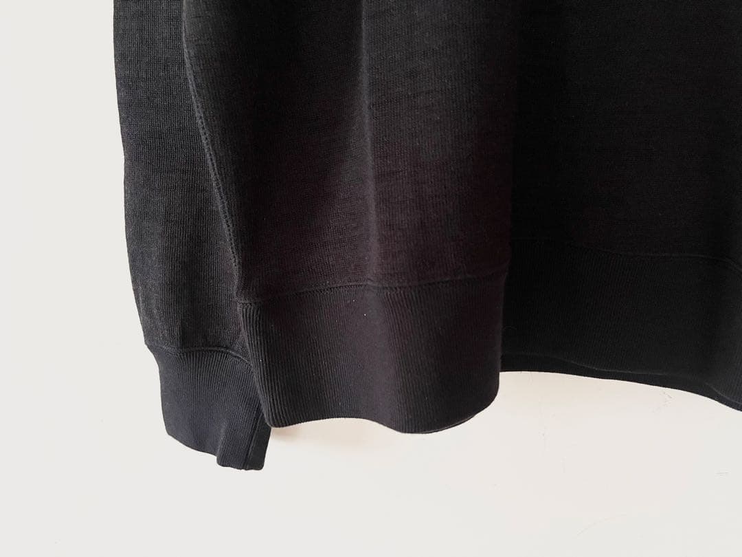 新品タグ付 2023 マーガレットハウエル コットンウールジャージー ブラック