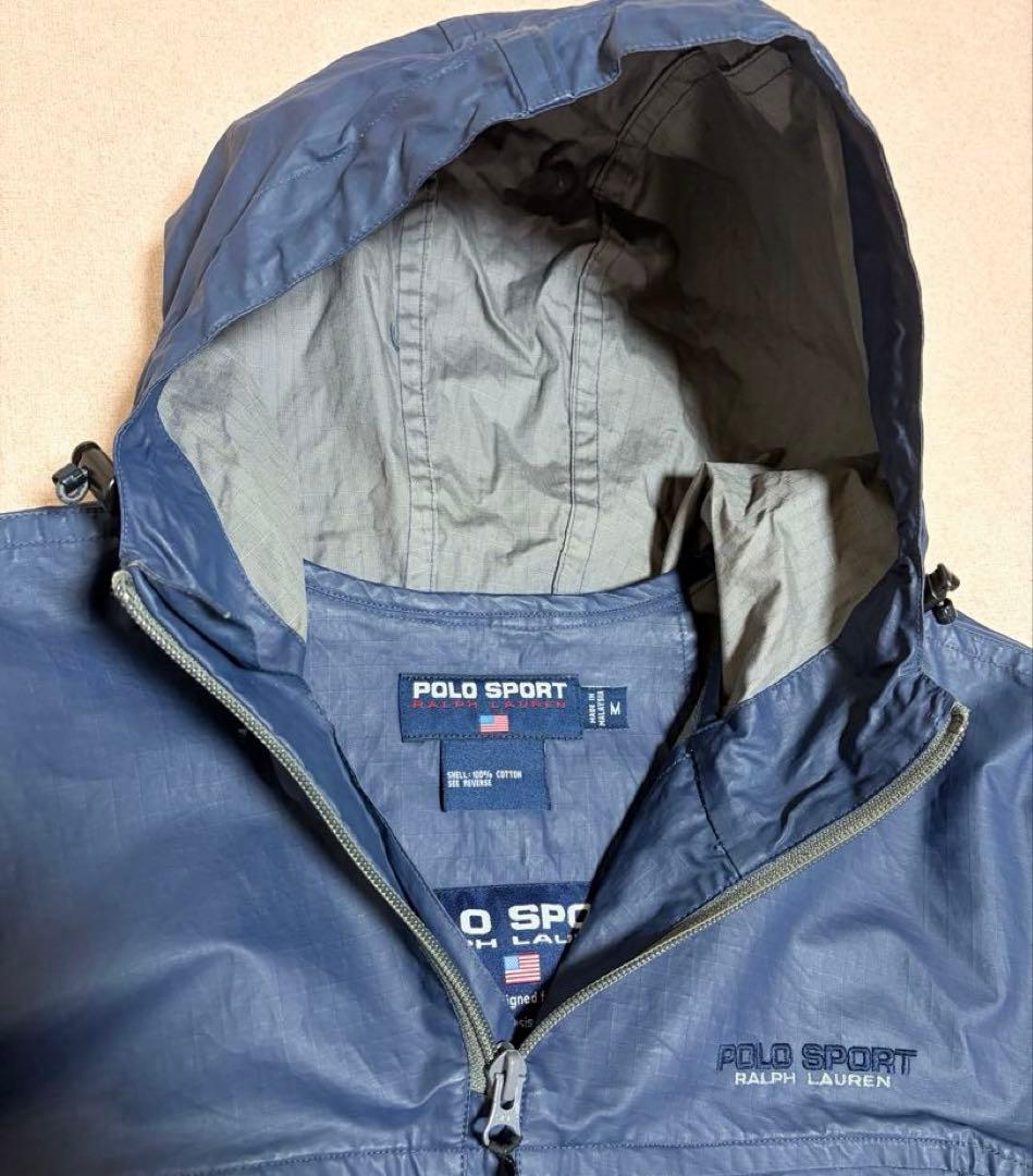 希少 90s POLO SPORT Coating Anorak Jacket