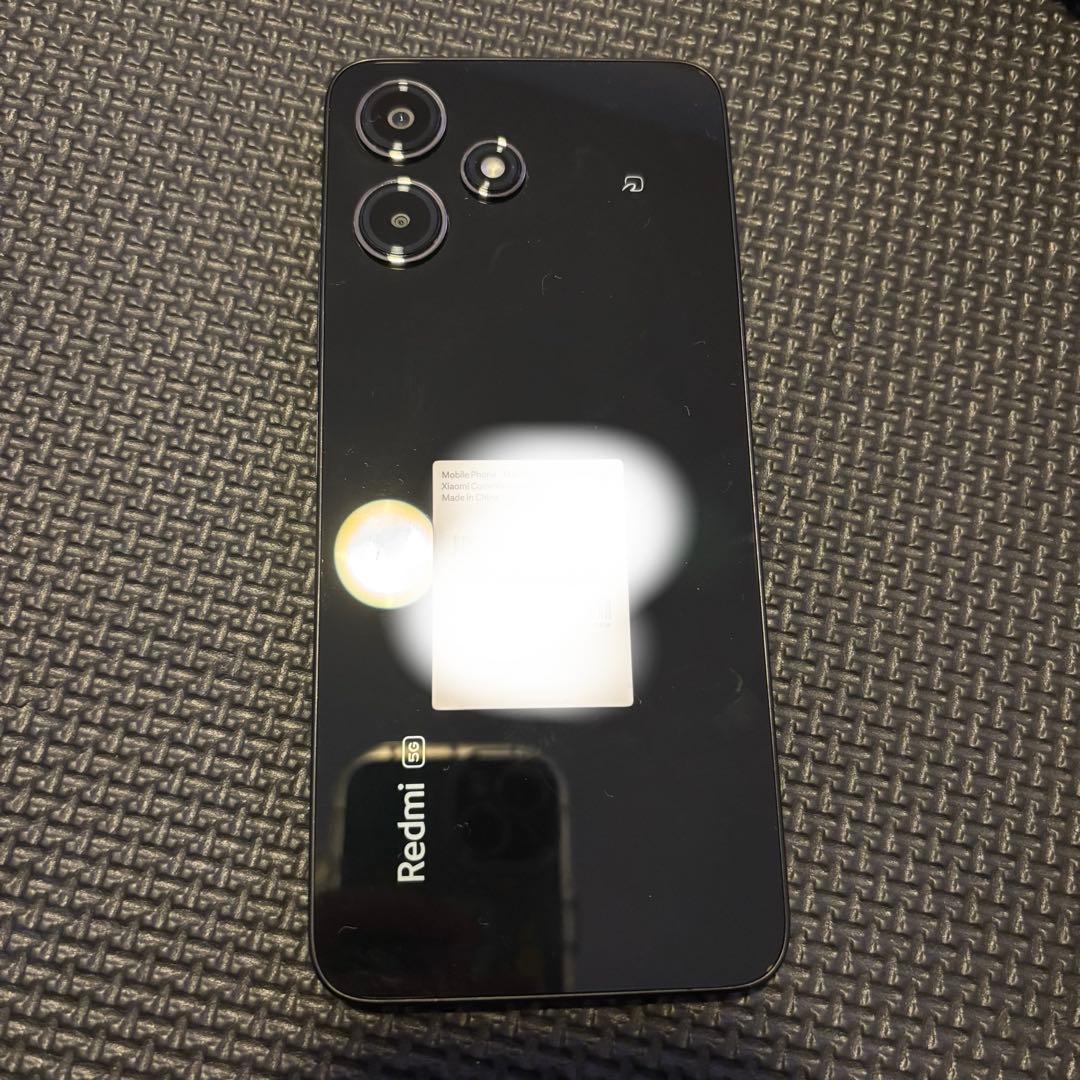 Redmi12 5G XIG03 ミッドナイトブラック　128GB