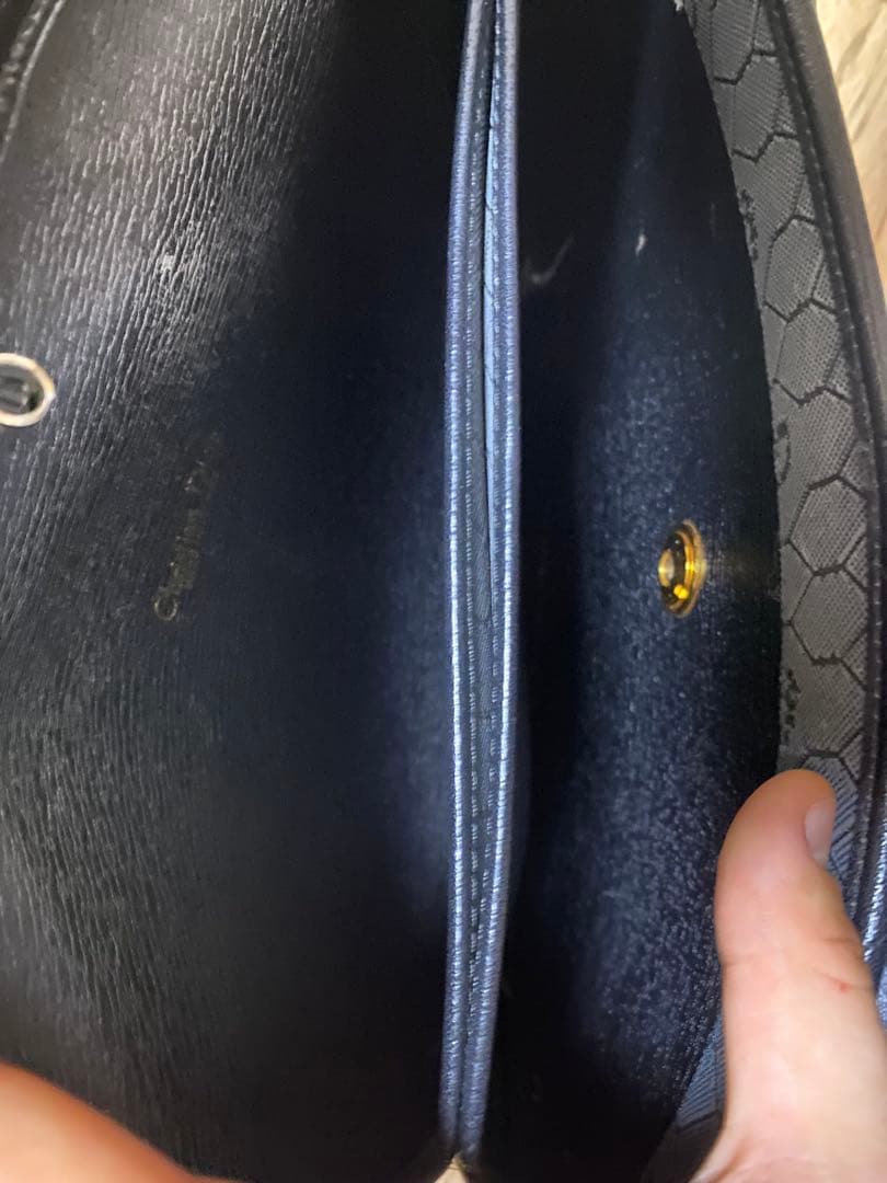 Dior 黒 レザー ショルダーバッグ