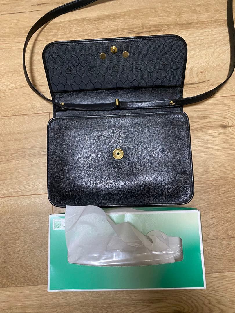 Dior 黒 レザー ショルダーバッグ
