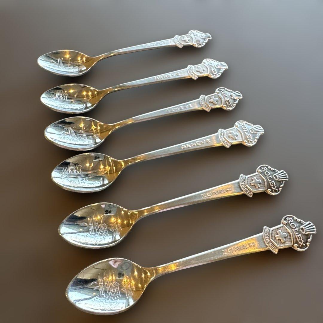 ロレックス　ノベルティ　ティースプーン6本セット