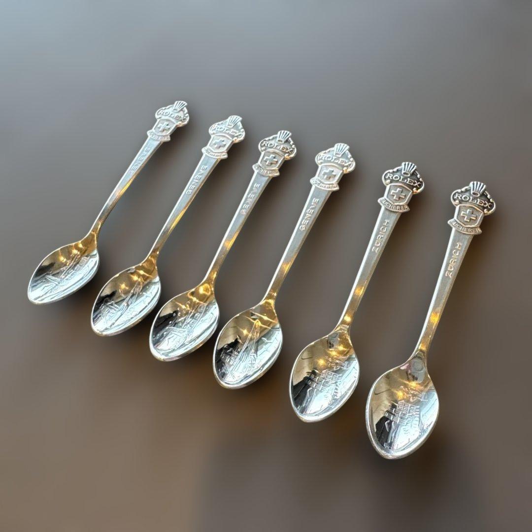 ロレックス　ノベルティ　ティースプーン6本セット