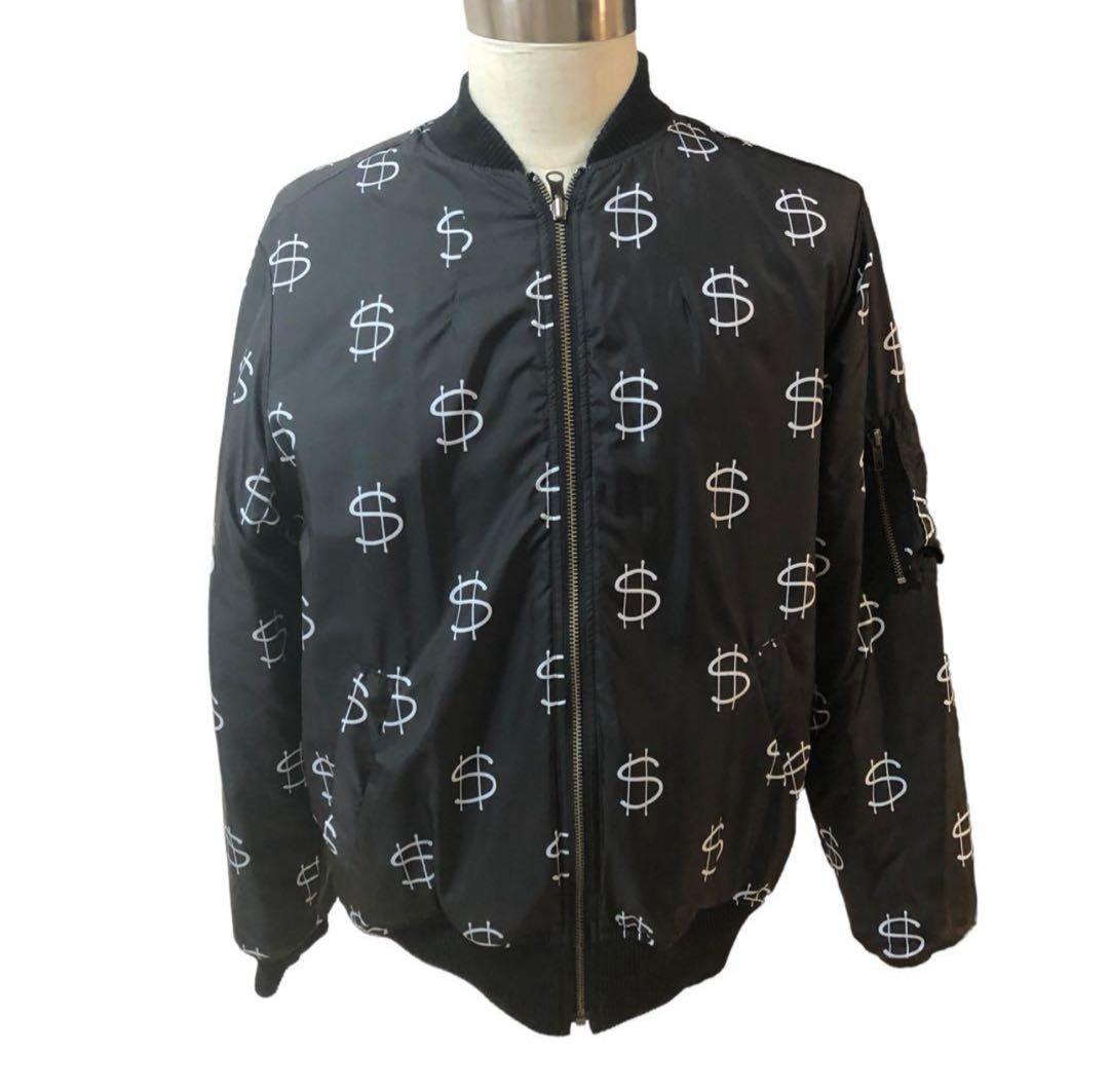 stussy ma1 リバーシブル キルティングジャケット L 00s