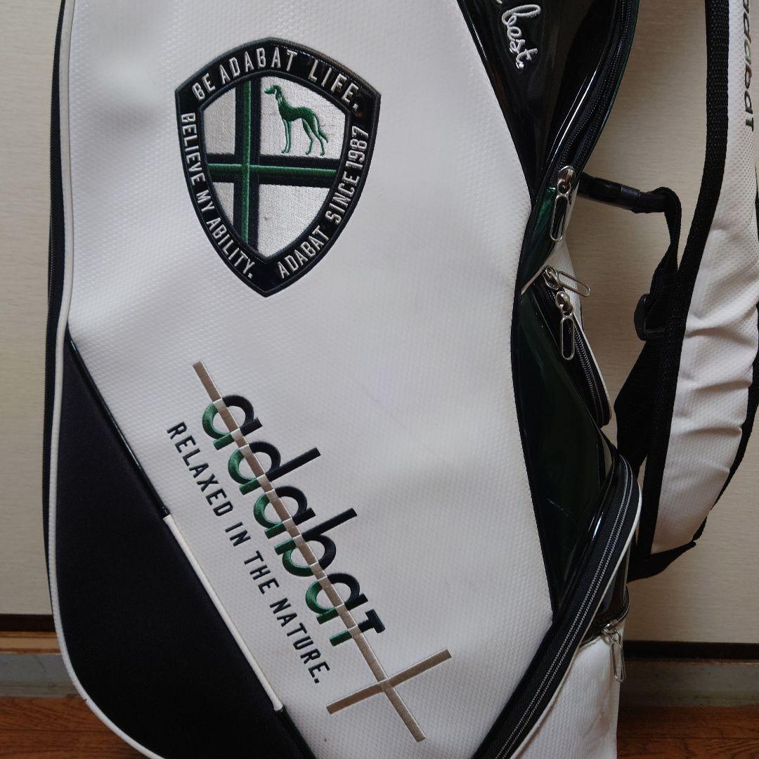 adabar ゴルフバッグ 白黒