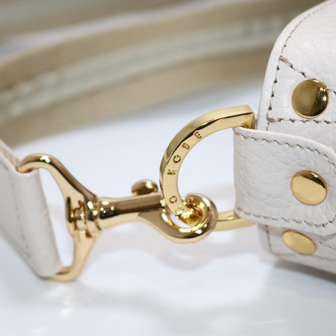 【極美品】ATAO chivy+ 2Way バッグ レザー ショルダーバッグ 白