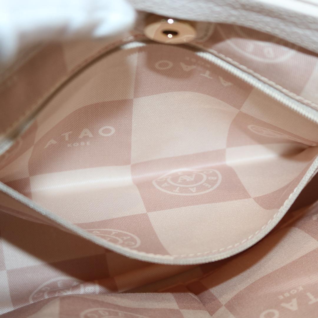 【極美品】ATAO chivy+ 2Way バッグ レザー ショルダーバッグ 白