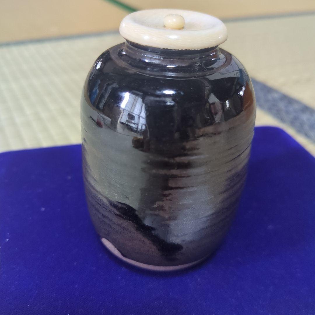 値下げ　茶入「在中庵肩衝」笹田有祥 笹田有祥 「在中庵肩衝」 笹田有祥