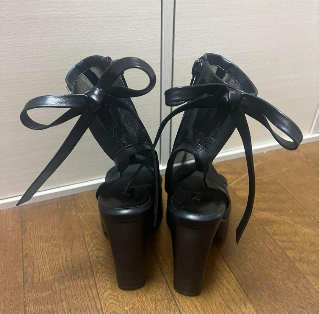 ひ BACKリボンシアーブーツサンダル EATME イートミー