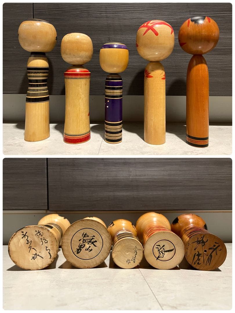 伝統 こけし 大量 50体 郷土玩具 セット まとめ まとめて kokeshi