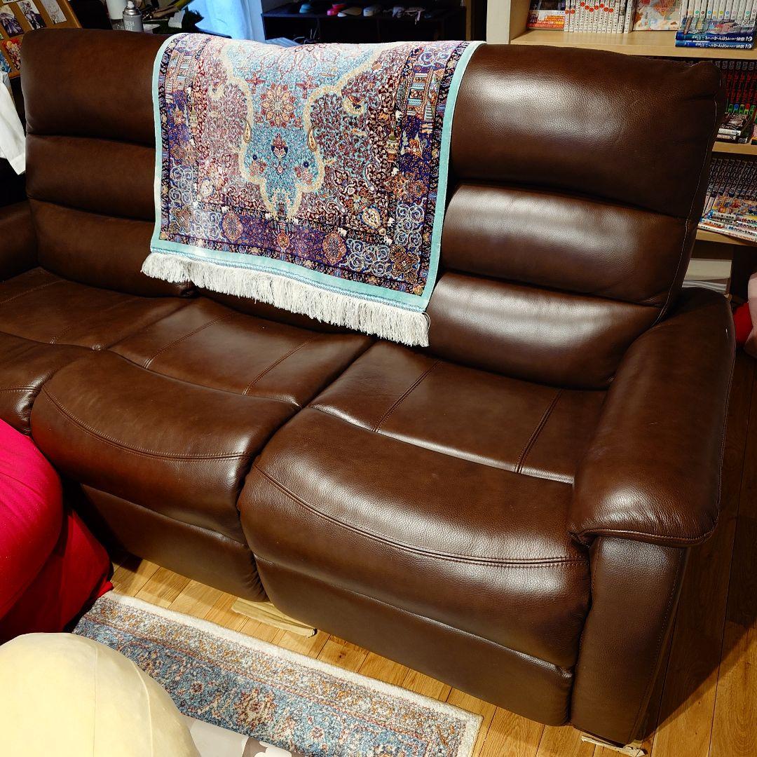 【おすすめ】 3人掛け 電動リクライニングソファ Nビリーバー カップホルダ