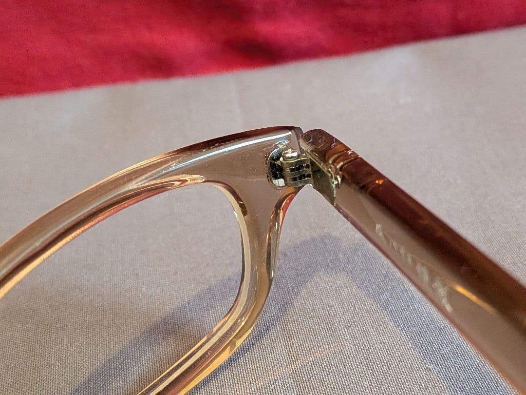【泰八郎謹製】 眼鏡　メガネ　クリアベージュ　T-104