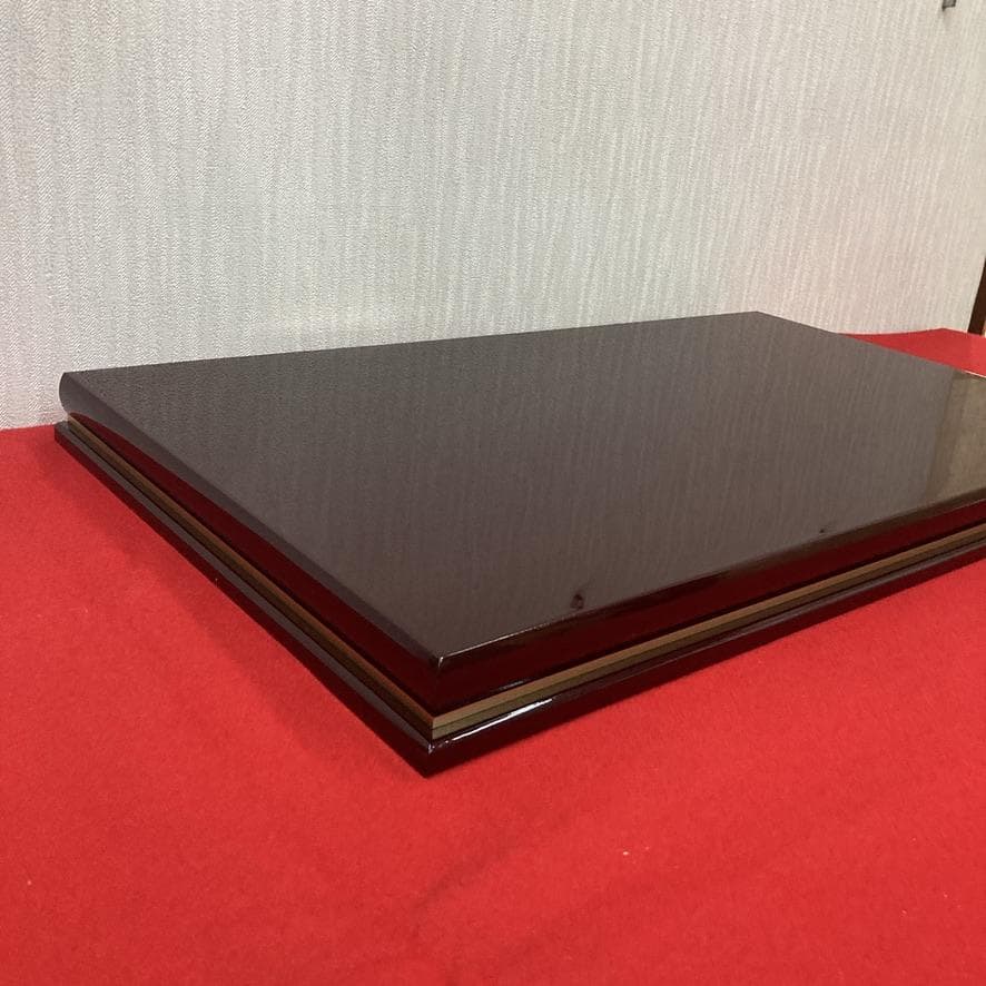 F3 訳あり　高級溜塗り　台巾70㎝　雛人形台屏風のみ　雛人形飾り台　ひな人形