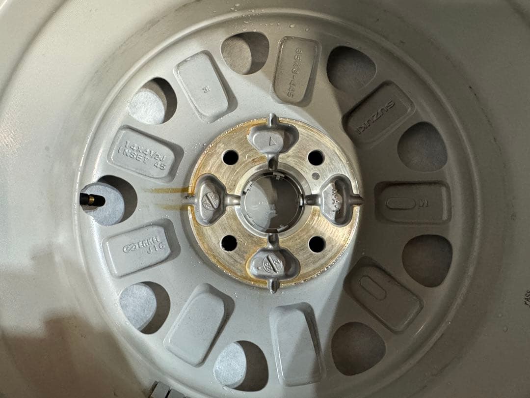 新車外し‼︎16日まで送料込み‼︎ ラパン　ショコラ　　純正 14インチ　ホイール