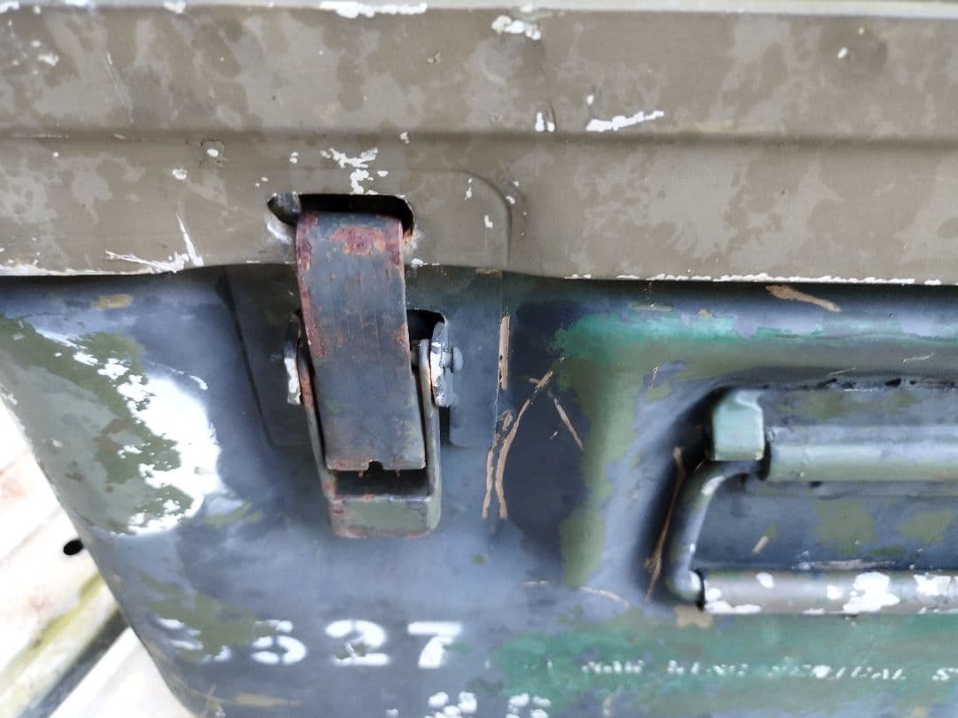 (4951)USアルミコンテナボックスBigサイズ　米軍実物　ユーズド