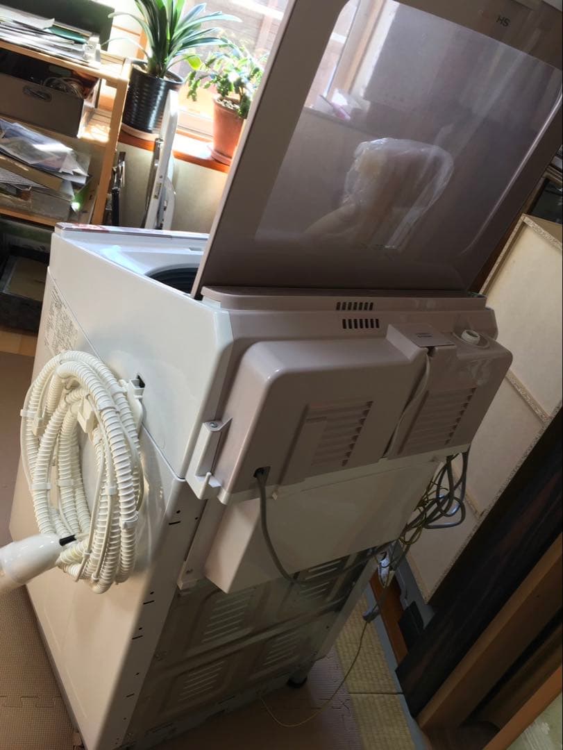 【送料込】シャープ 洗濯乾燥機 ES-GX850 8kg ピンク