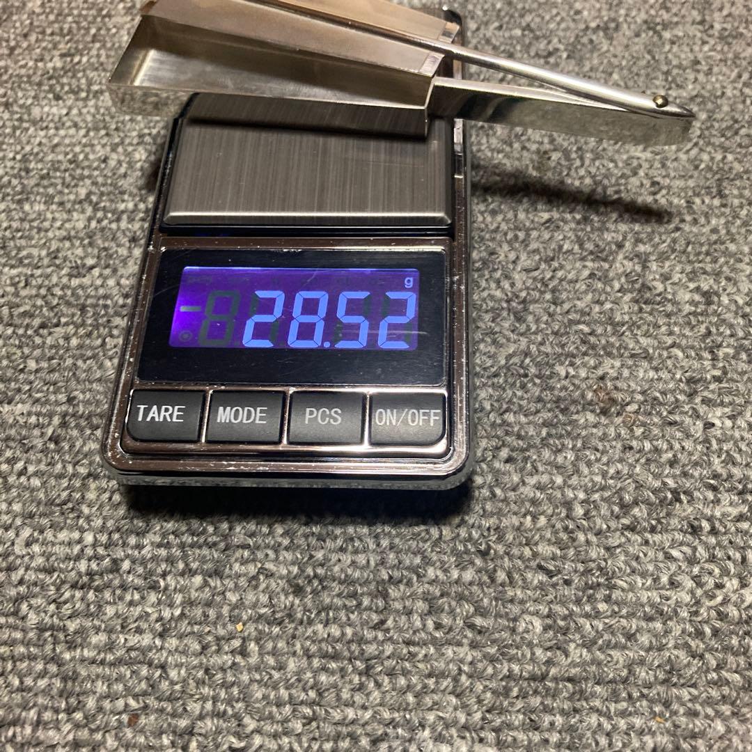 銀製　爪楊枝入28.52g