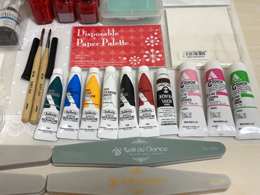 【一部新品】元値32,014円　ネイリスト検定3級2級セット ネイル検定道具