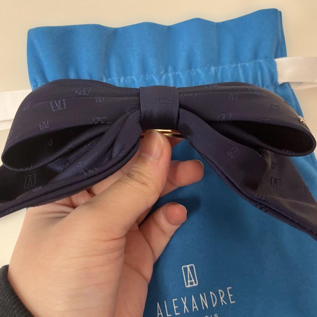 ALEXANDRE DE PARIS リボンヘアバレッタ